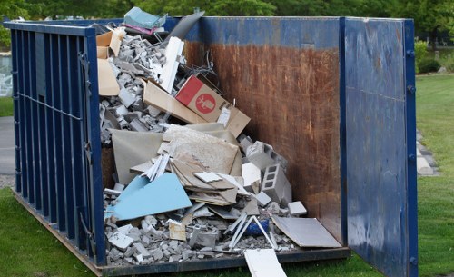 Business waste removal service in action in Chigwell